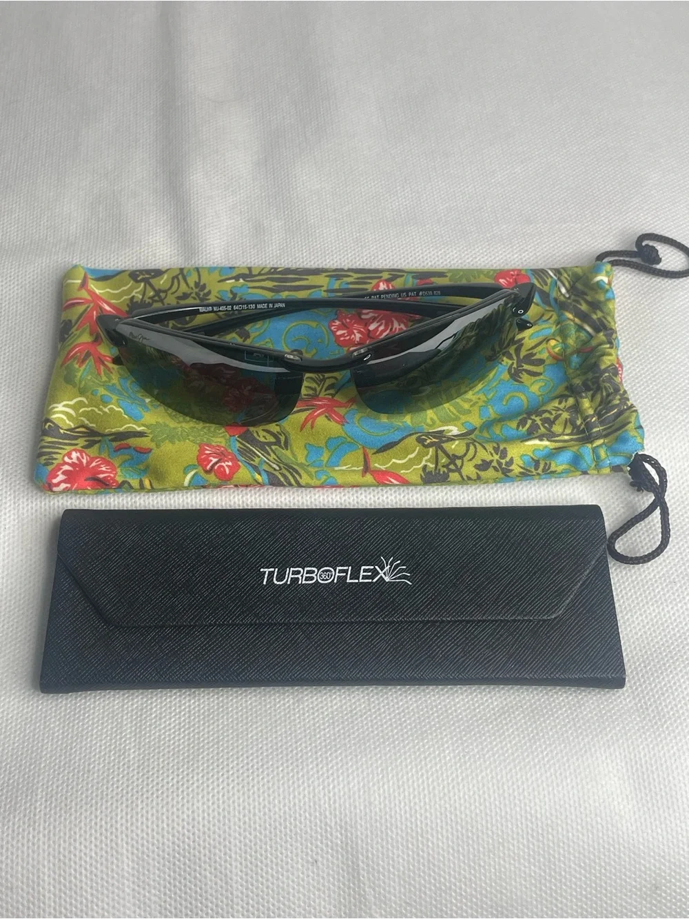Maui Jim MAKAHA Polarized Sunglasses Triple Black 405-02 64-15-130 Made in Japan